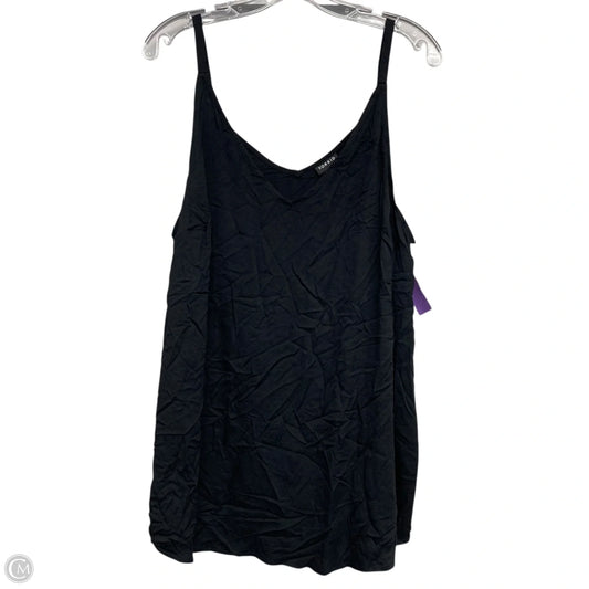 Top Sleeveless Basic By Torrid In Black, Size: 1x