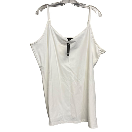 Tank Top By Torrid In White, Size:4X