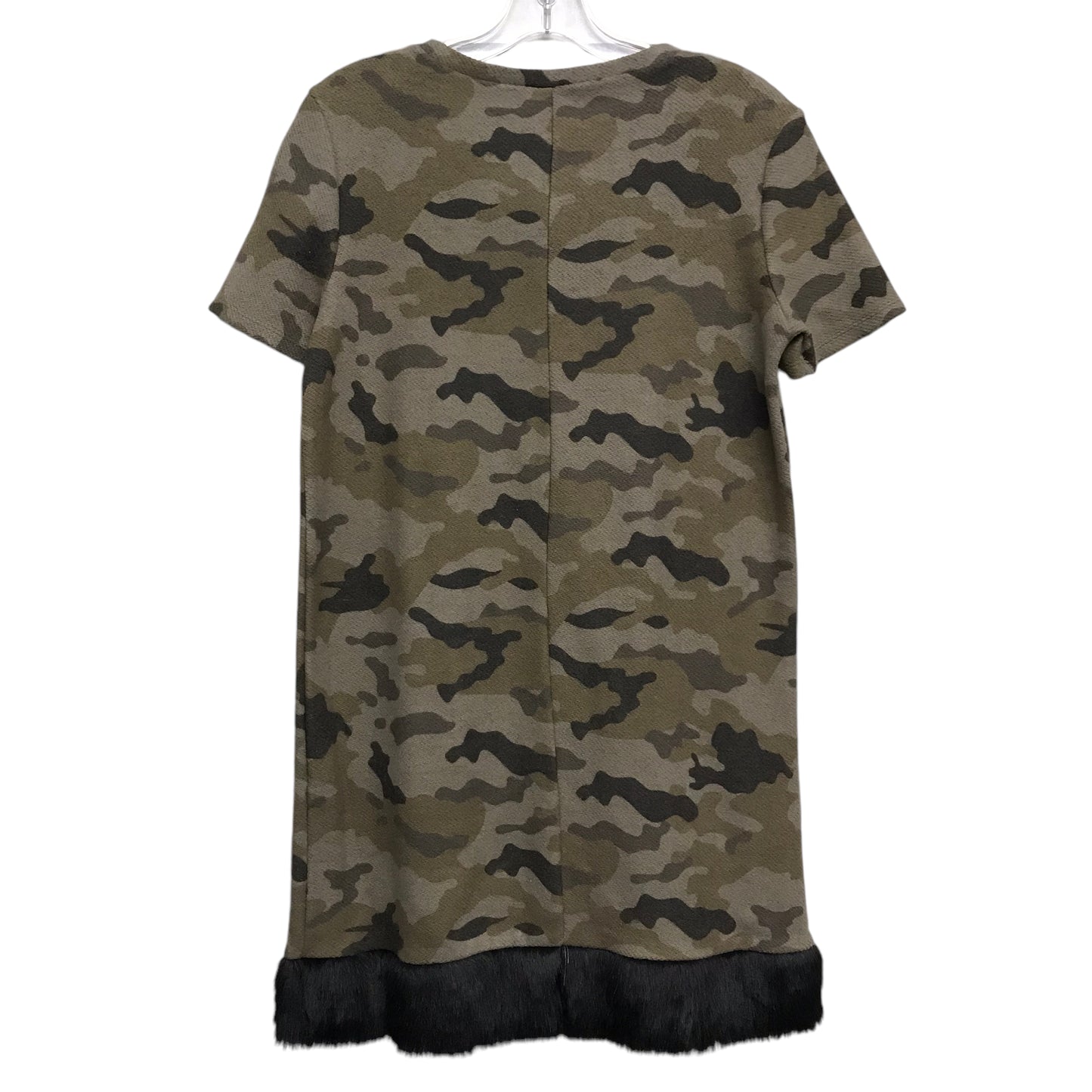 Dress Casual Short By Zara In Camouflage Print, Size:M