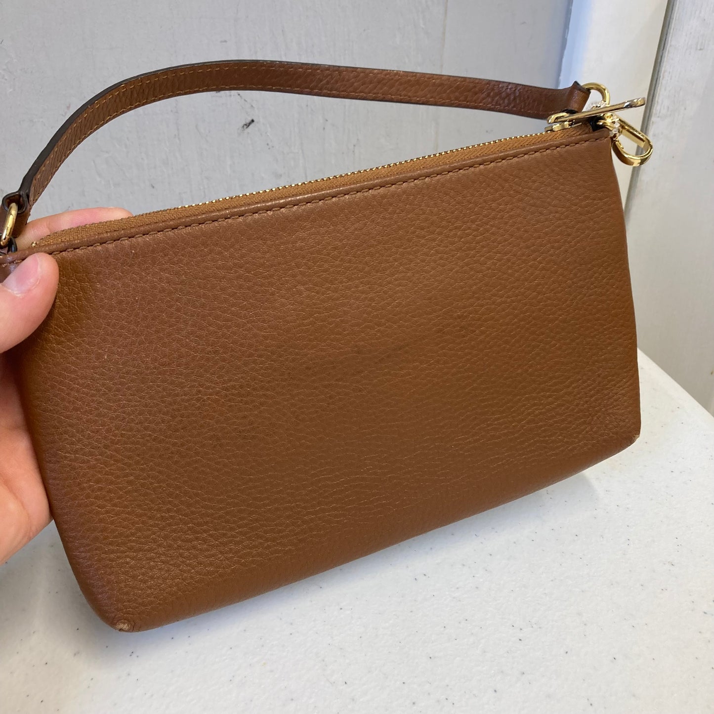 Wristlet Designer By Michael Kors In Brown, Size:Medium