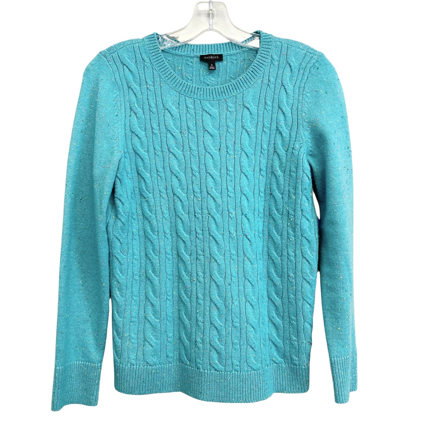 Sweater By Talbots In Aqua, Size:S