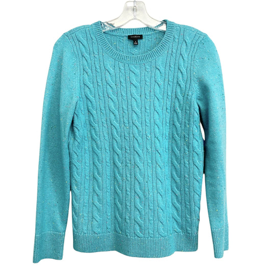 Sweater By Talbots In Aqua, Size:S