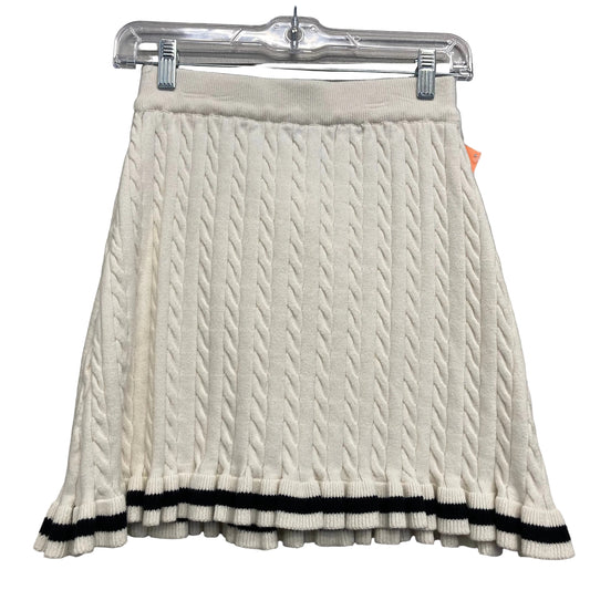 Skirt Mini & Short By Willow & Wind In Cream, Size:S
