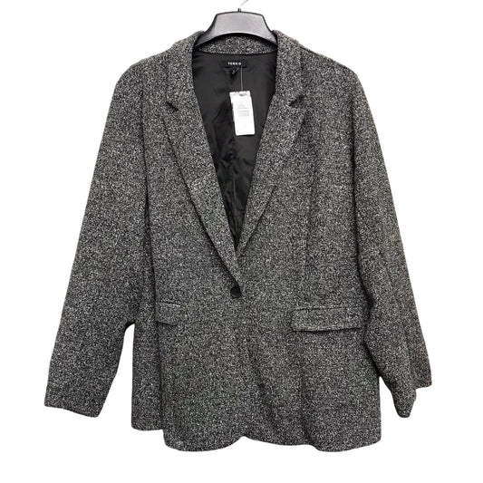 Blazer By Torrid In Grey, Size:3X