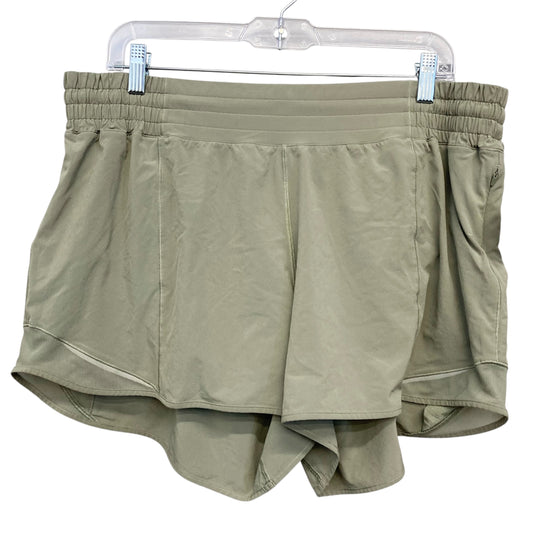 Athletic Shorts By Lululemon In Green, Size:L