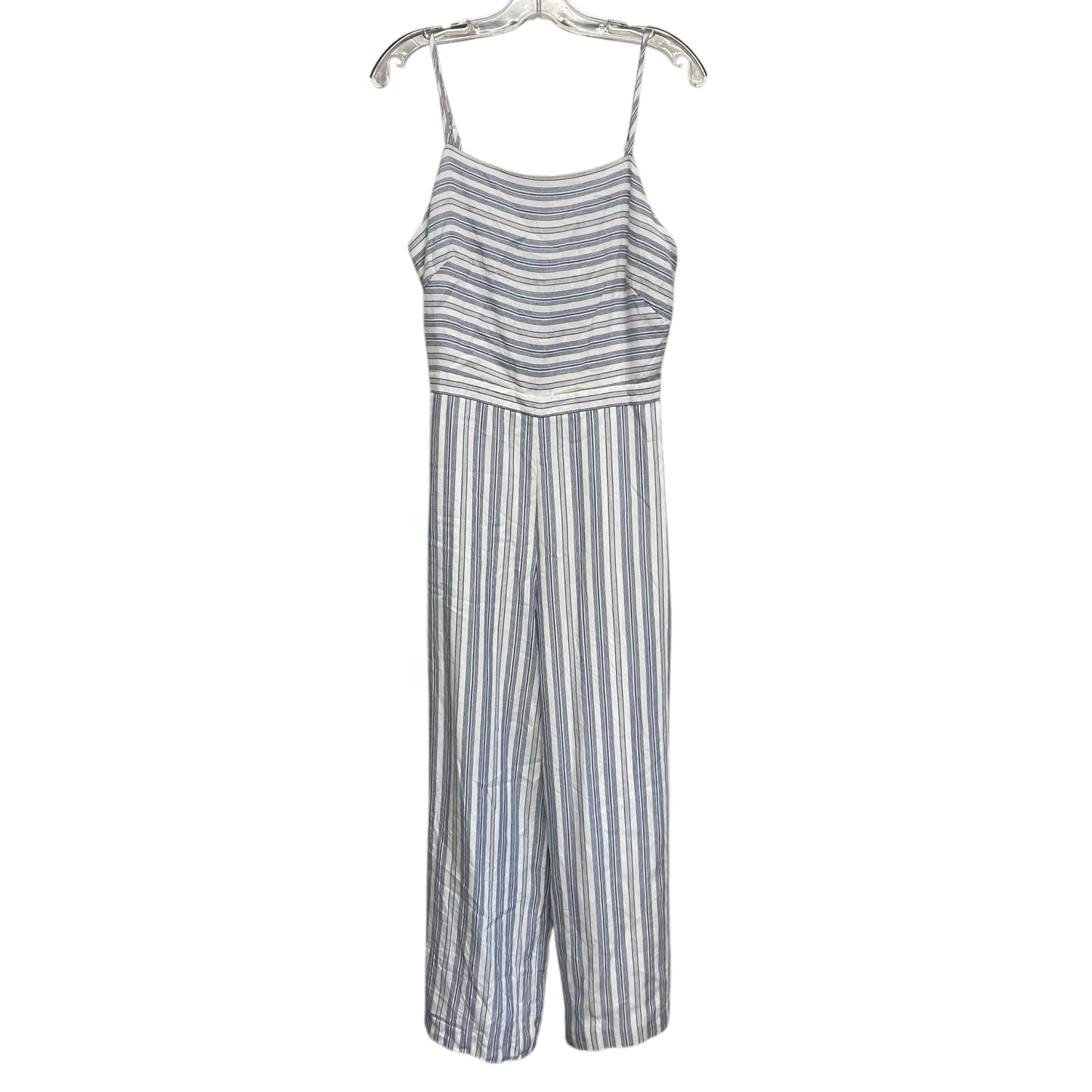 Jumpsuit By White House Black Market In Blue & White, Size:M
