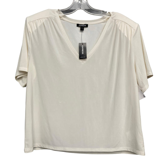 Top Ss By Express In Cream, Size:M