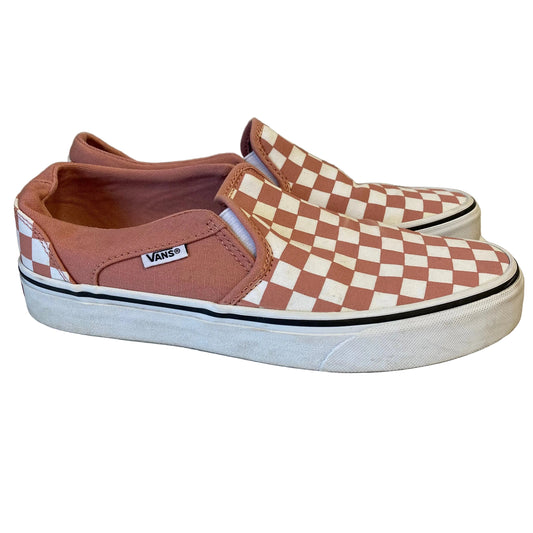 Shoes Sneakers By Vans In Checkered Pattern, Size:8.5