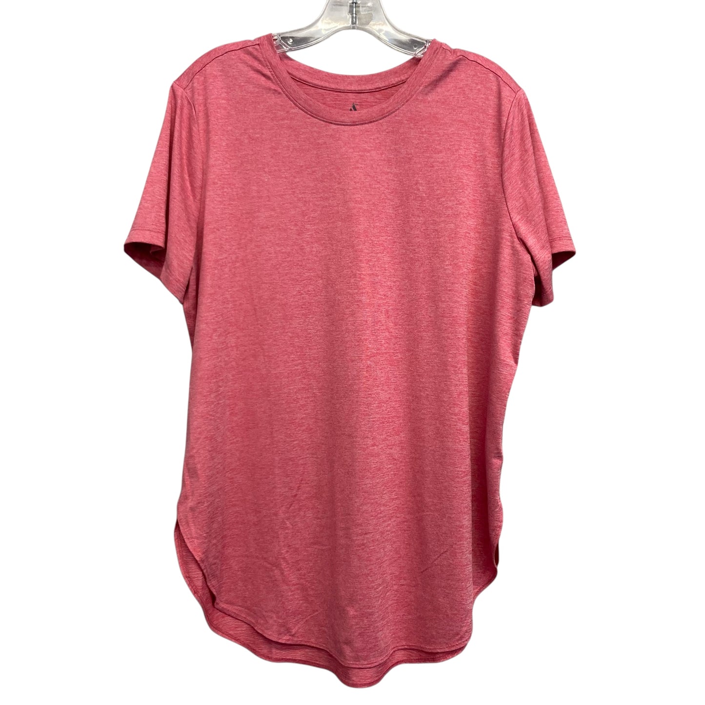 Athletic Top Ss By Skechers In Pink, Size:L