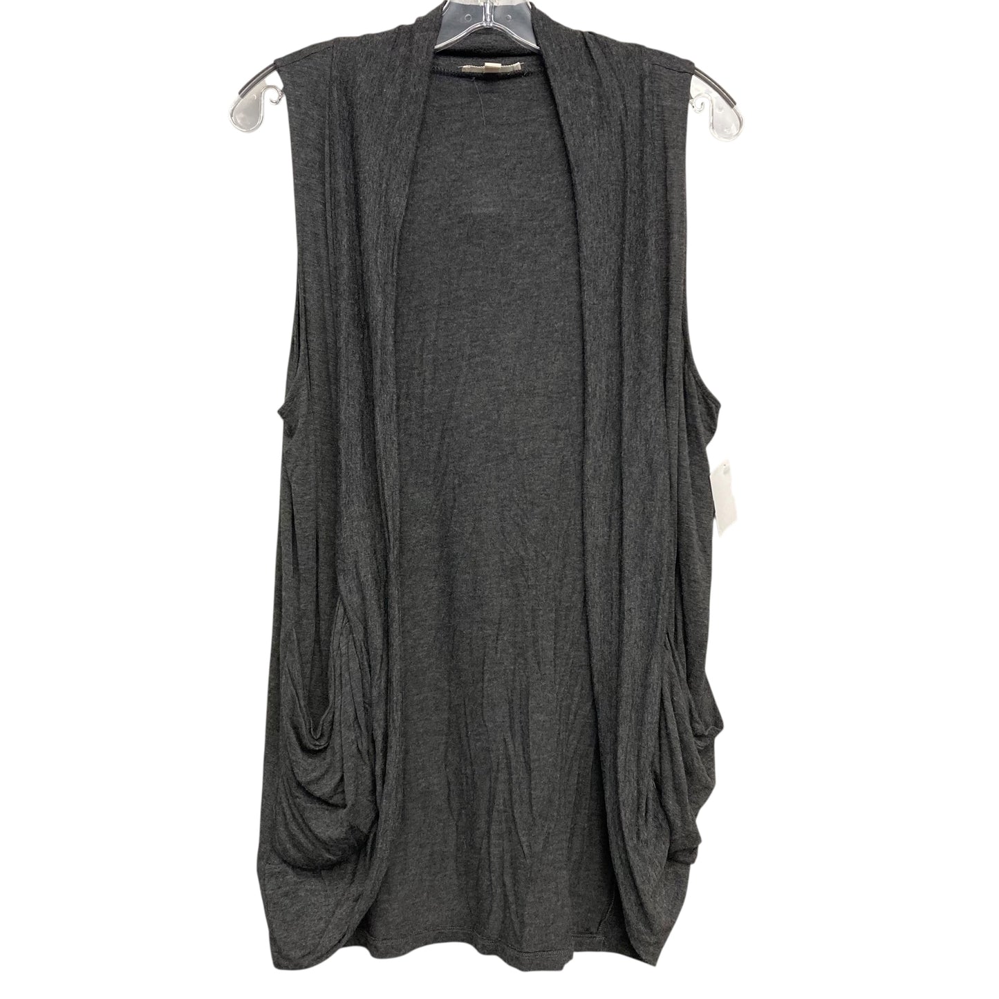 Vest Other By Zenana Outfitters In Grey, Size:L