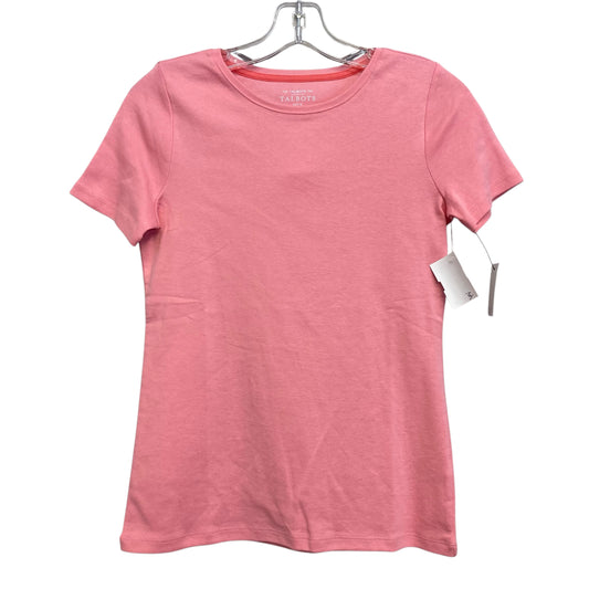 Top Ss Basic By Talbots In Pink, Size:Xsp