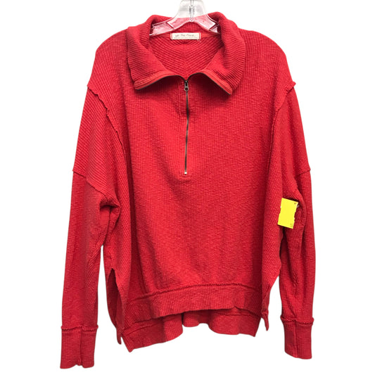 Top Ls By We The Free In Red, Size:Xs