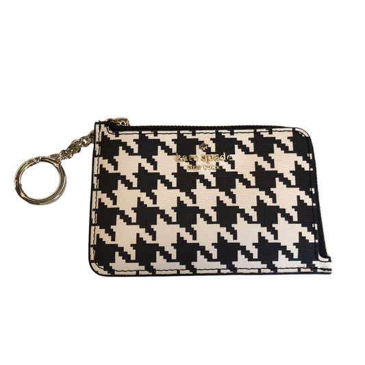 BLACK & WHITE WALLET DESIGNER by KATE SPADE Size:MEDIUM