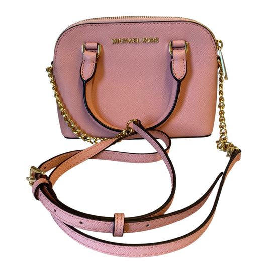 Crossbody Designer By Michael Kors In Pink, Size:Small