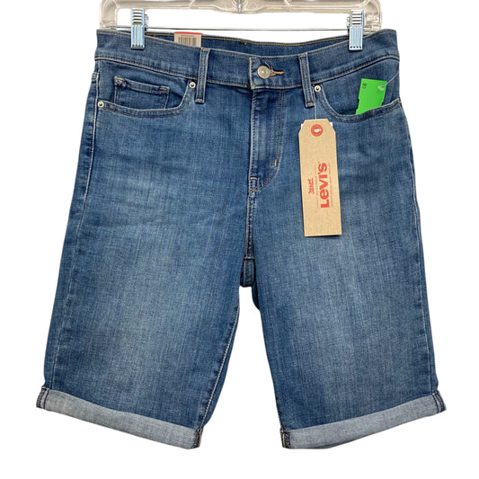 Shorts By Levis In Blue Denim, Size:8