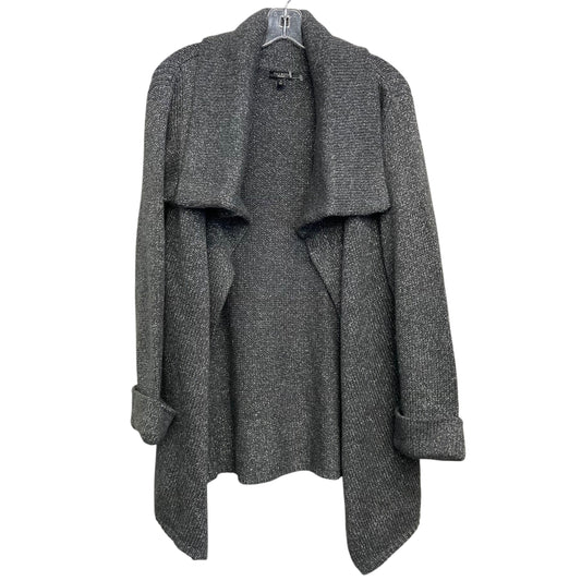 Sweater Cardigan By Talbots In Grey, Size:M