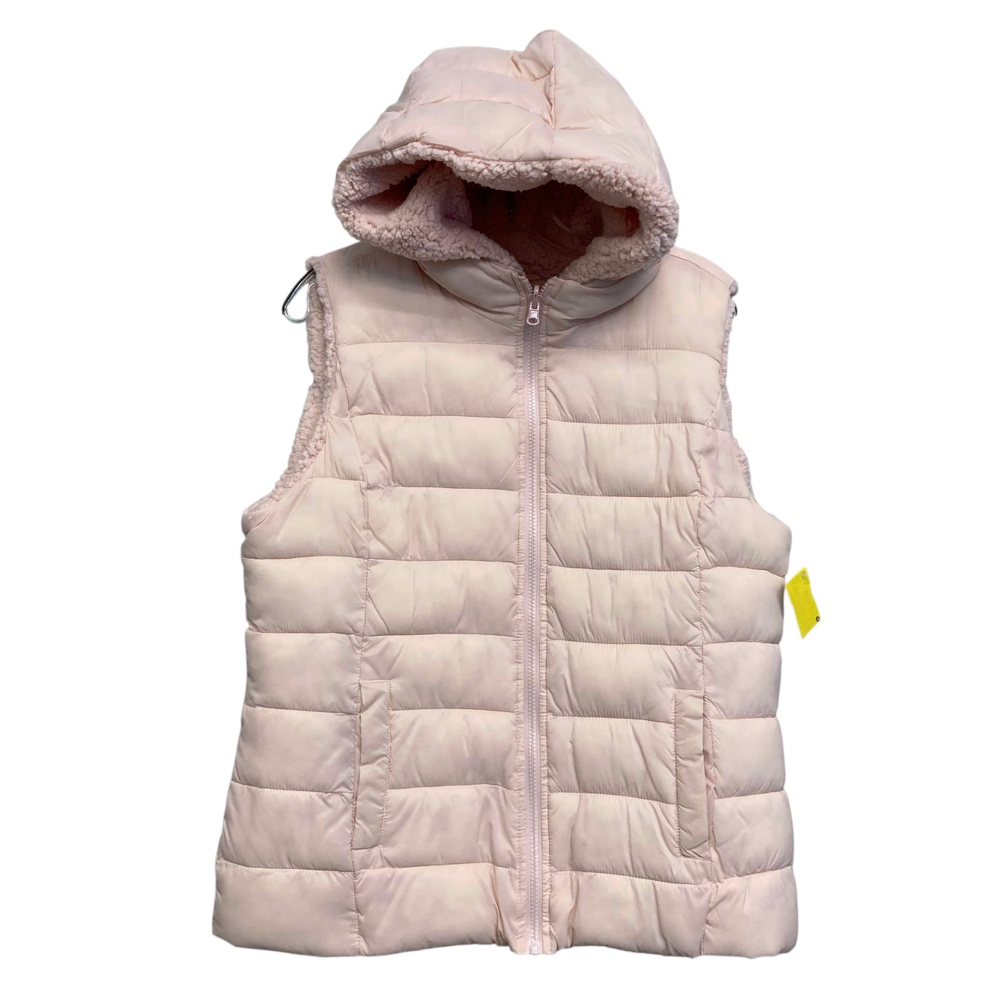 Vest Puffer & Quilted By New York And Co In Pink, Size:L