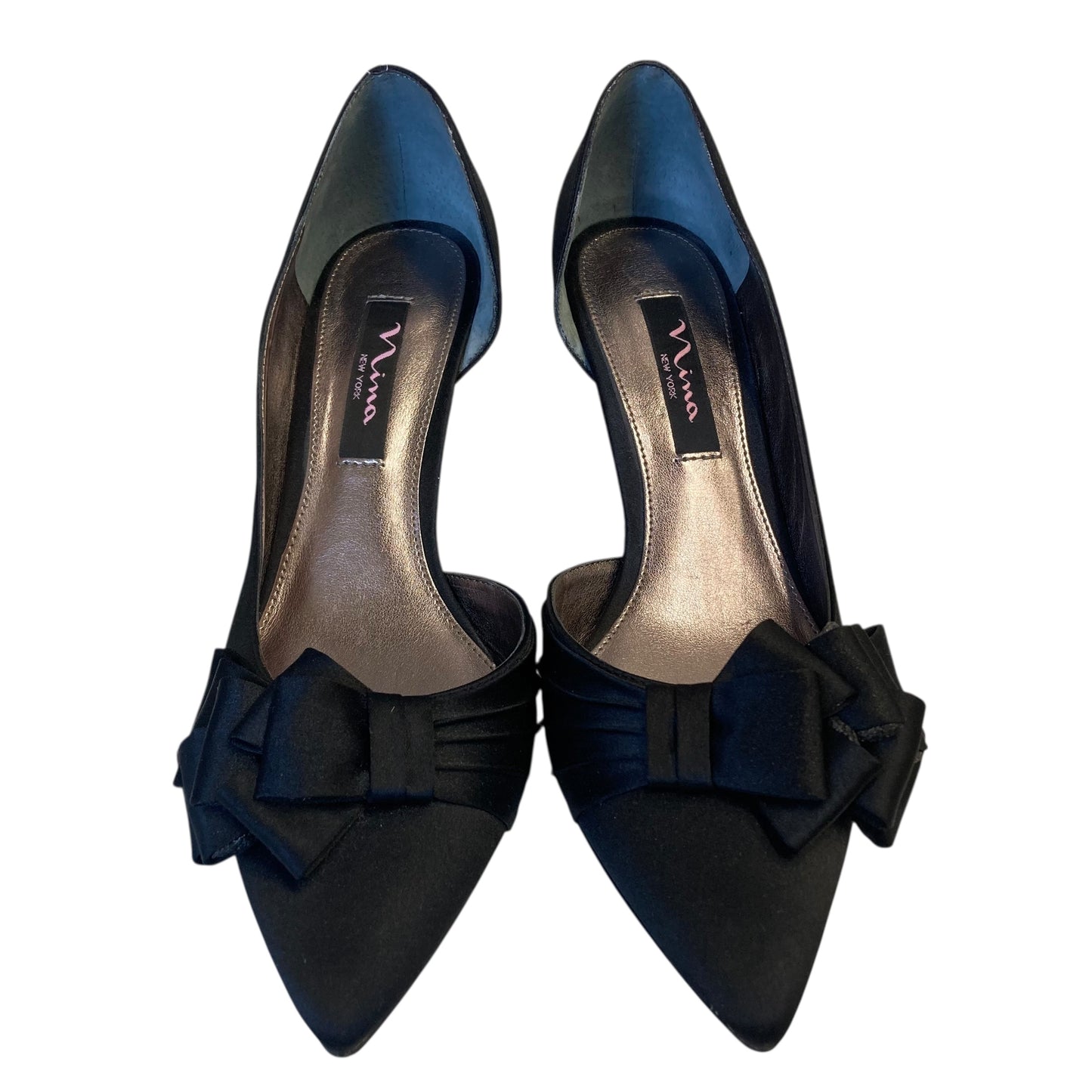 Shoes Heels Kitten By Nina In Black, Size:7.5