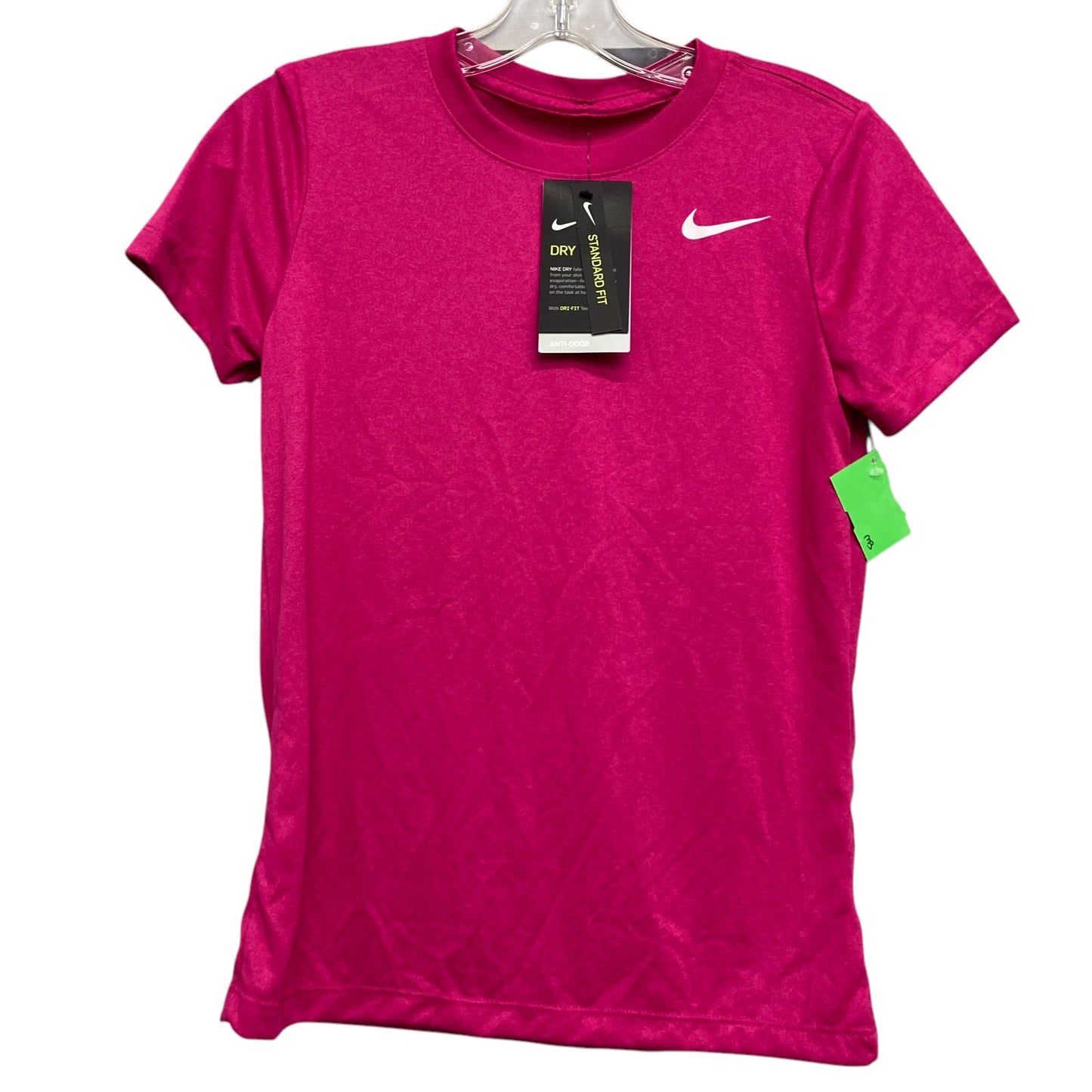 Athletic Top Ss By Nike In Pink, Size:Xs
