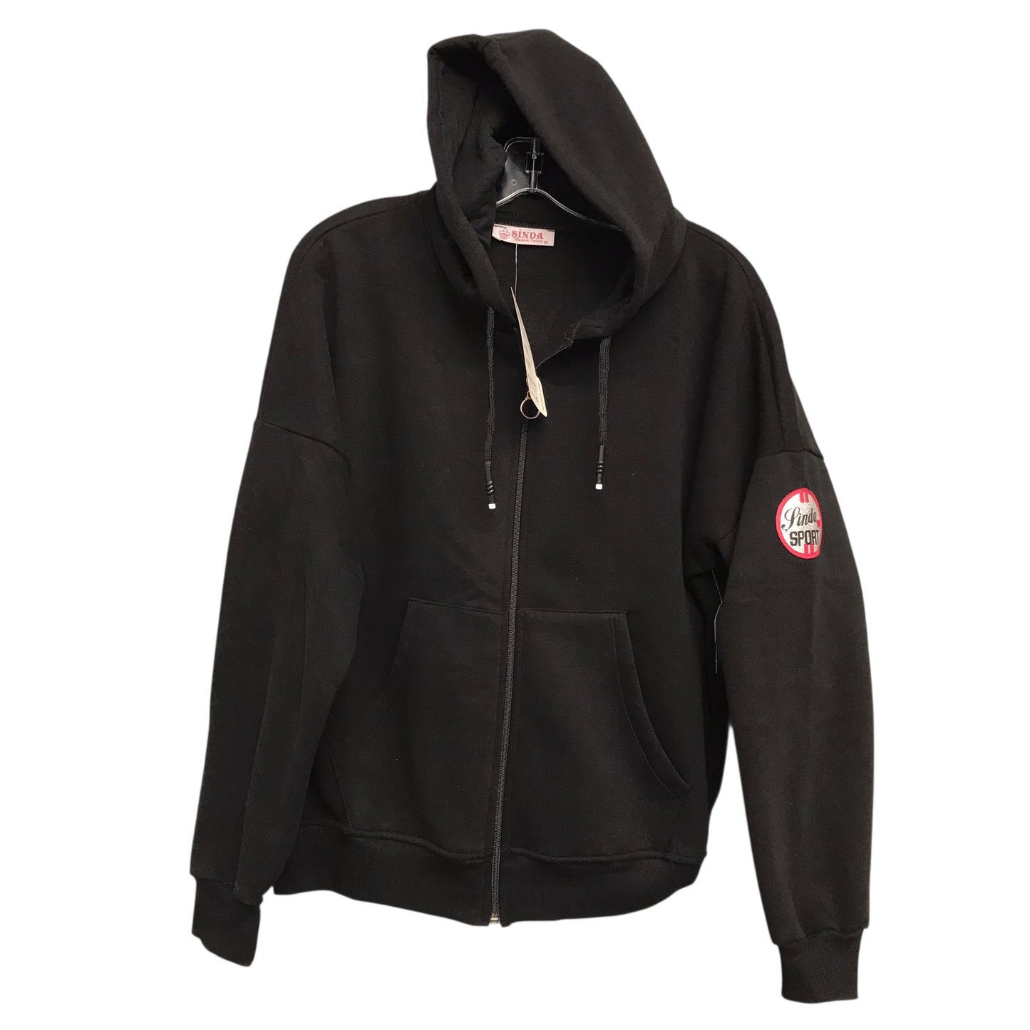 Athletic Sweatshirt Hoodie By Sunday In Black, Size:M