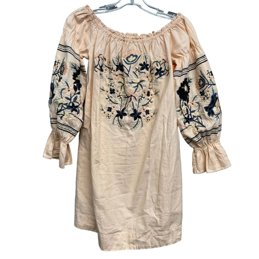 Dress Casual Short By Free People In Peach, Size:Xs