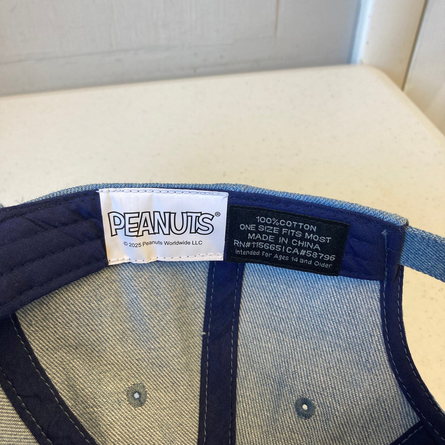 Hat Baseball Cap by Peanuts In Blue
