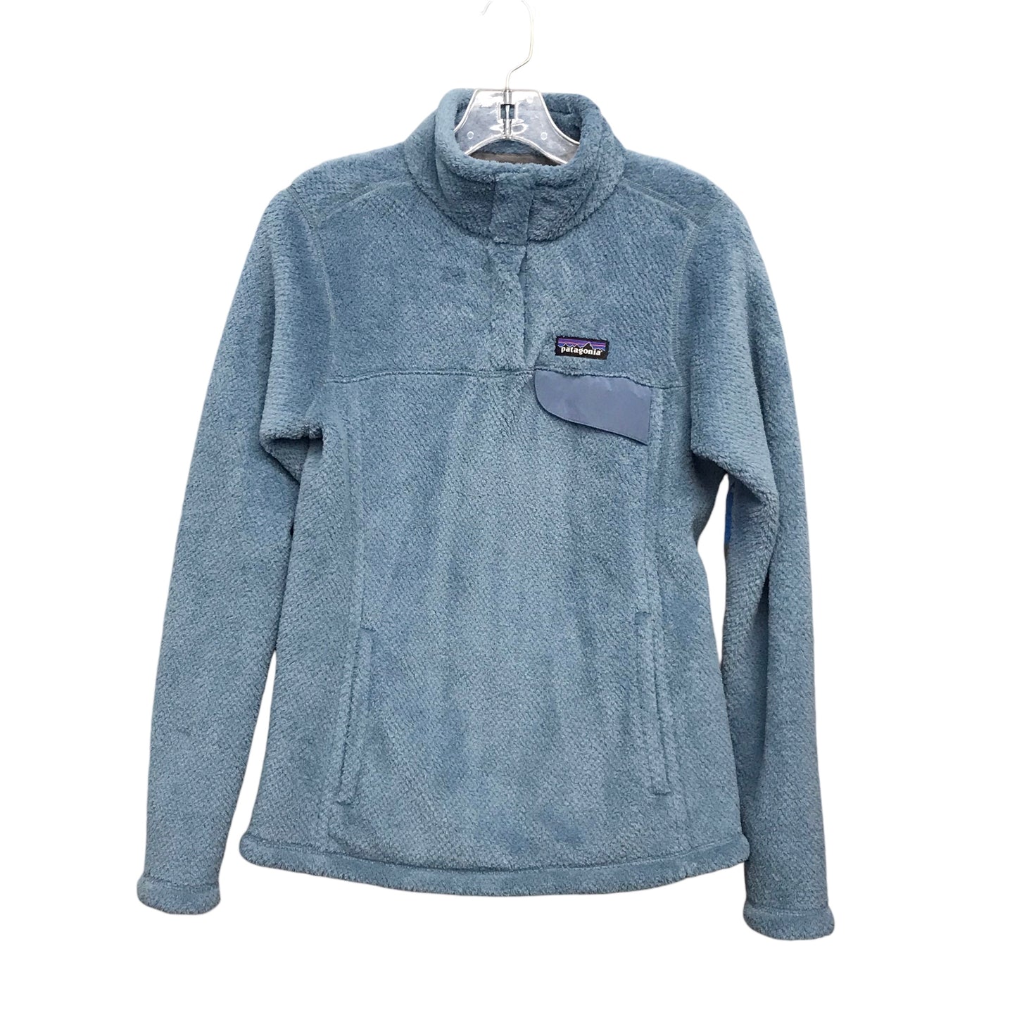 Jacket Fleece By Patagonia In Blue, Size:S