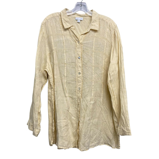 Top Ls By J. Jill In Gold, Size:Xl