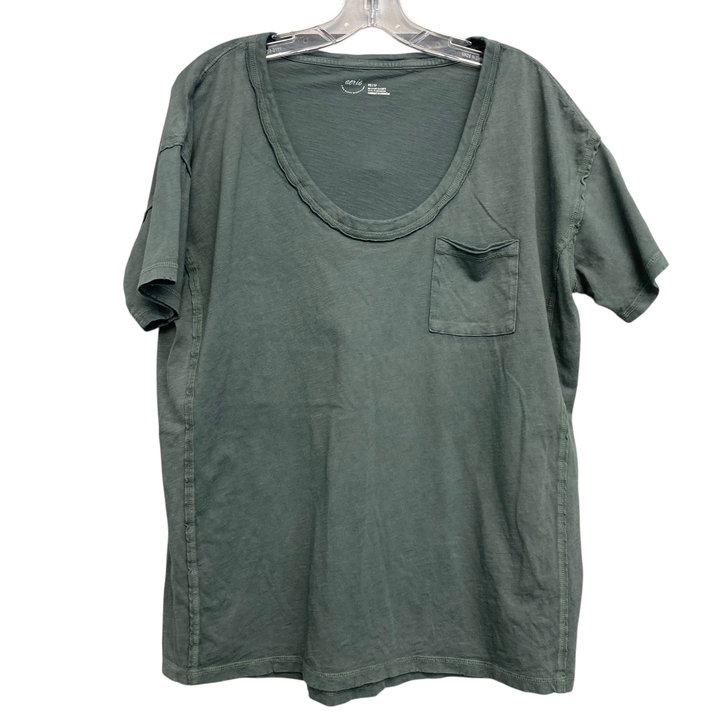 Top Ss By Aerie In Green, Size:Xs