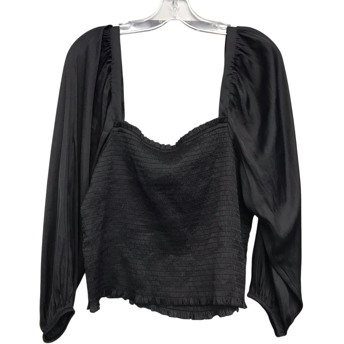 Top Ls By J. Crew In Black, Size:Xl