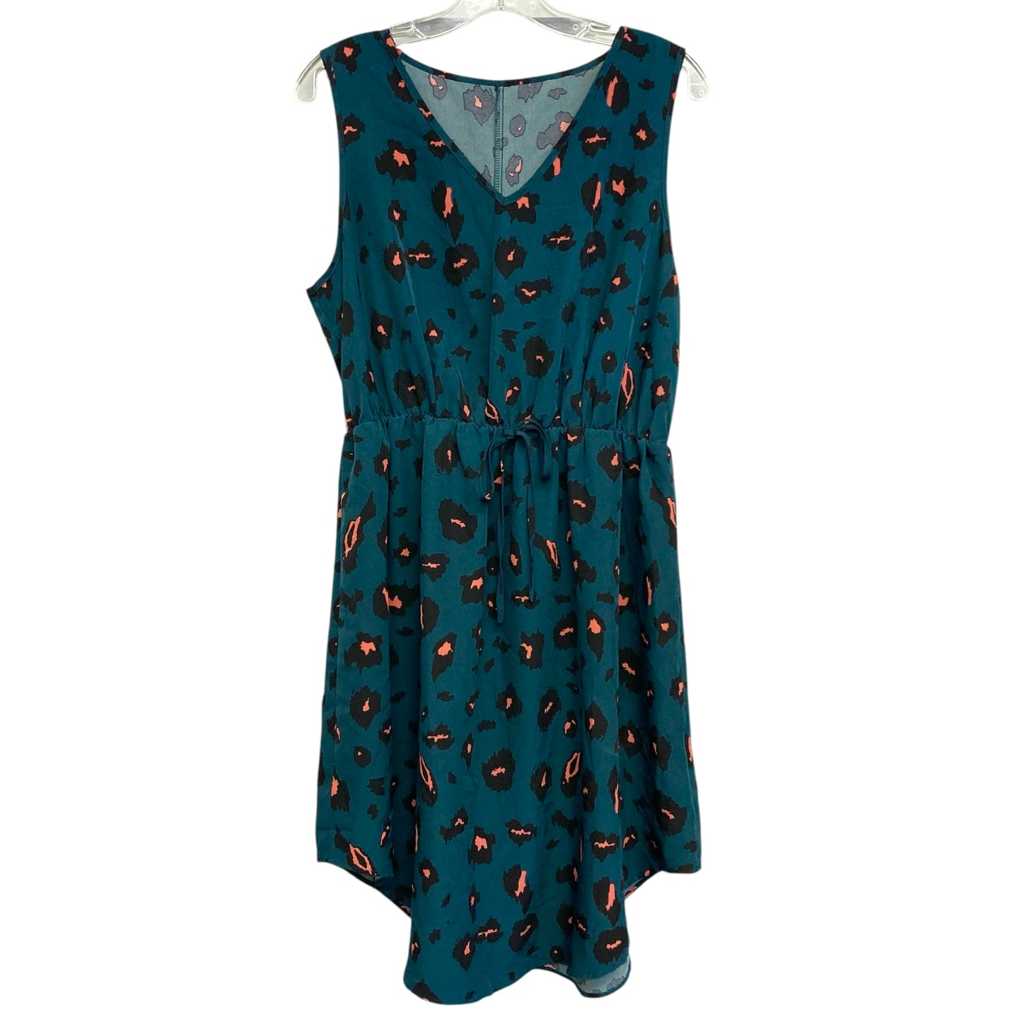 Dress Casual Short By Shein In Blue & Pink, Size:1X