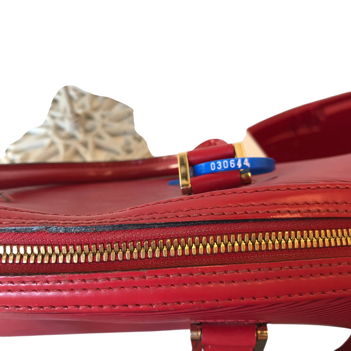 Handbag Luxury Designer By Louis Vuitton In Red, Size:Medium