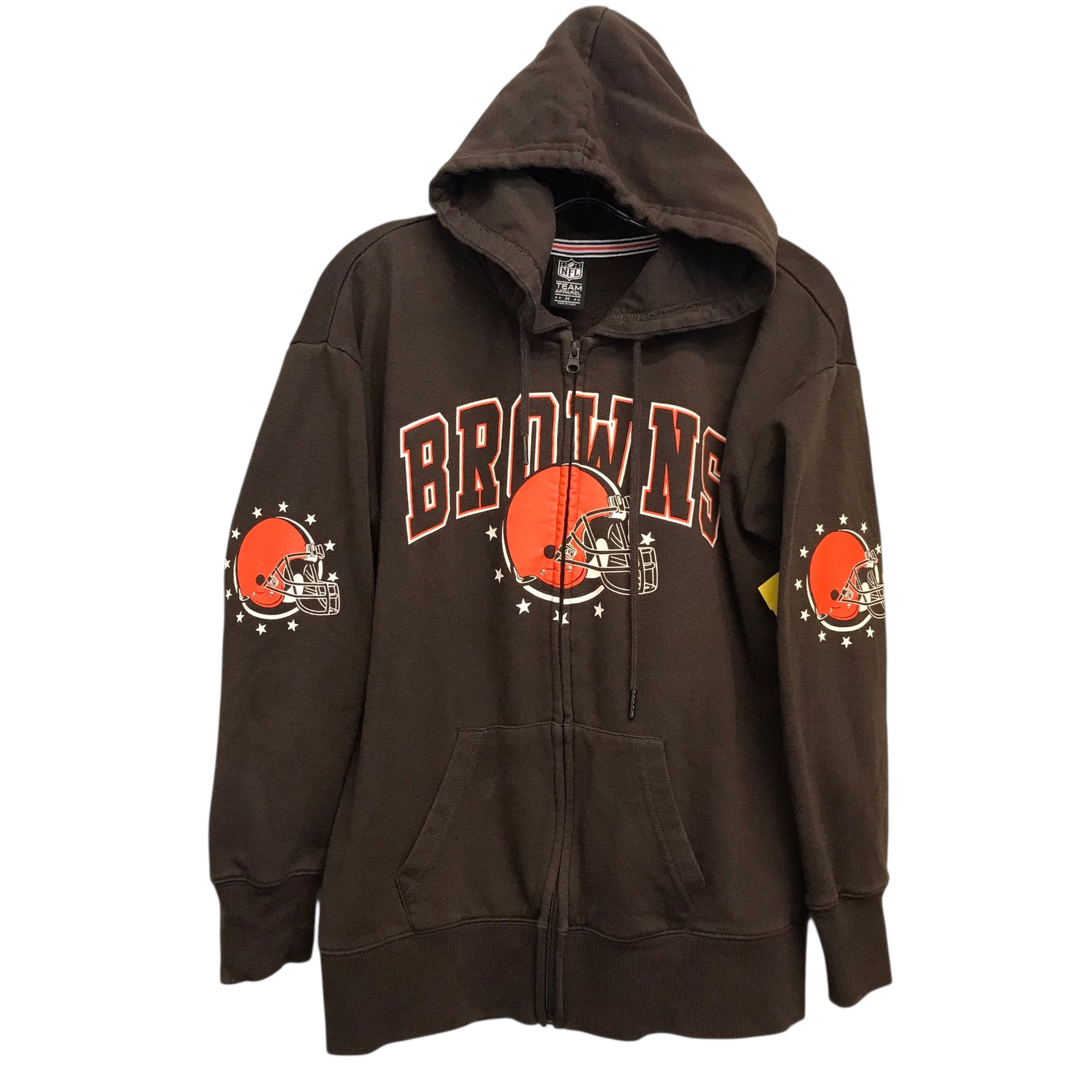 Athletic Jacket By Nfl In Brown, Size:M