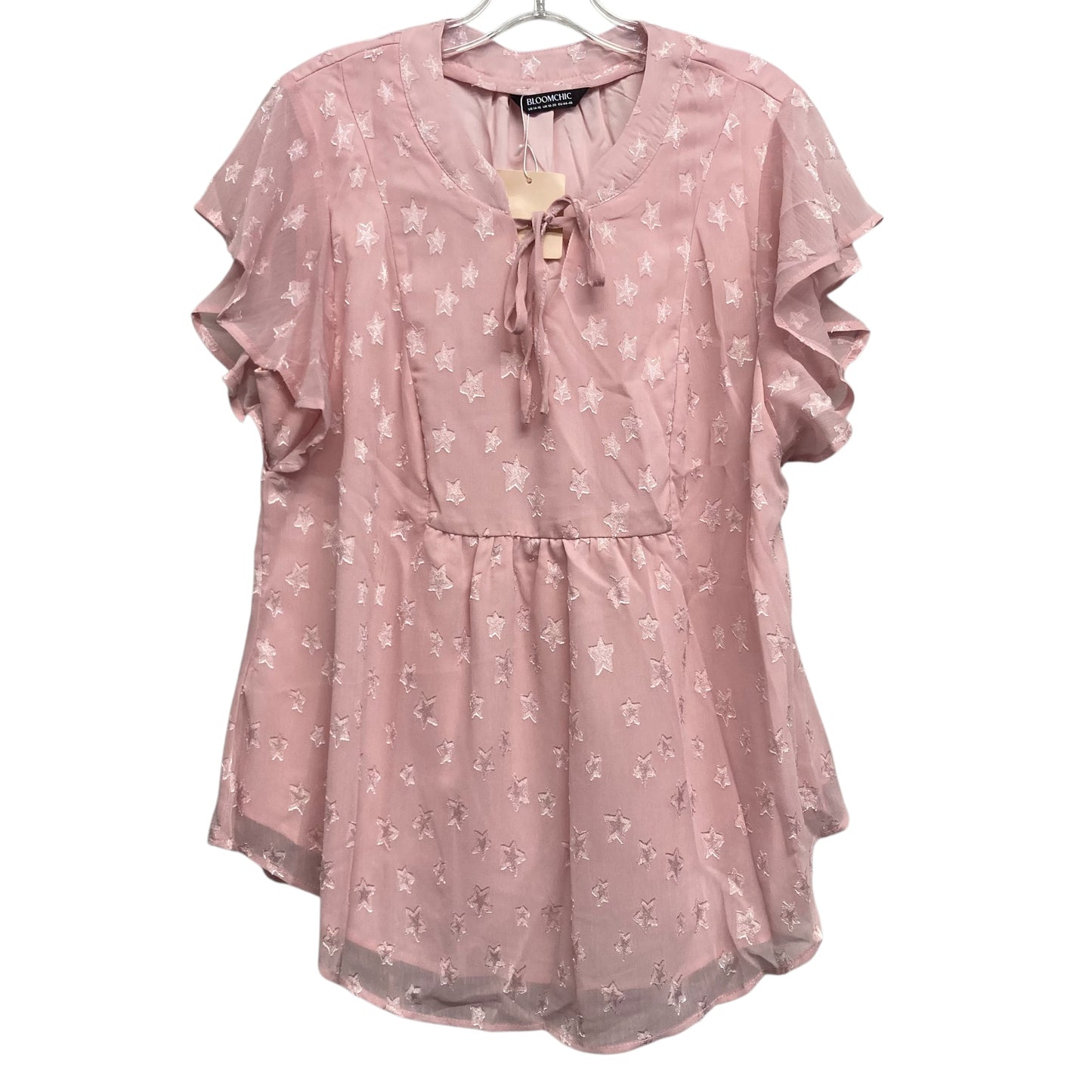 Top Ss By Bloomchic In Pink, Size:L