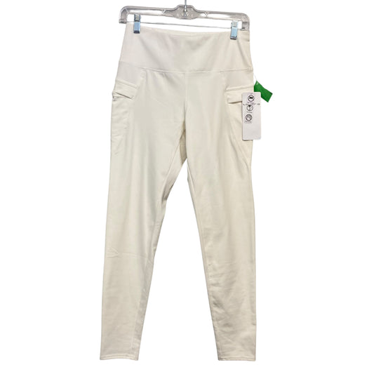 Athletic Leggings By Layer 8 In Ivory, Size:S