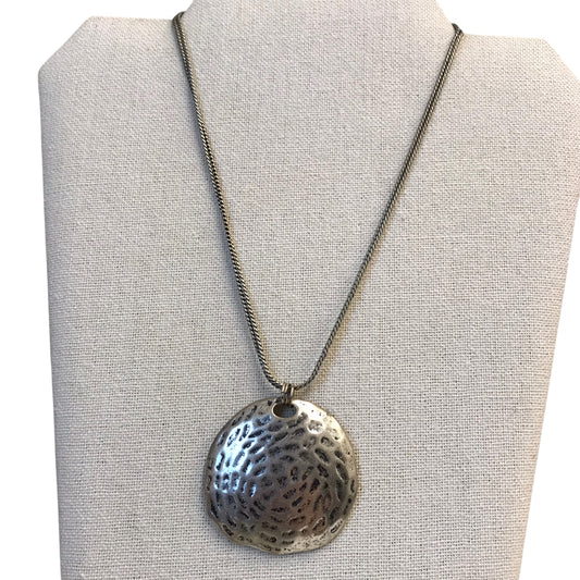 NECKLACE STATEMENT in SILVER