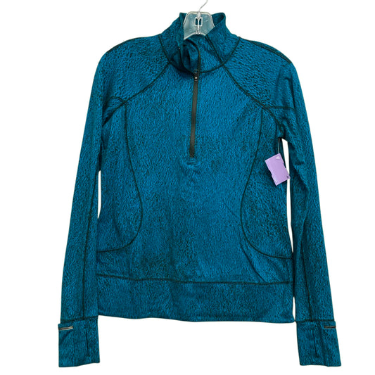 Athletic Top Ls Collar By Lululemon In Blue, Size:M