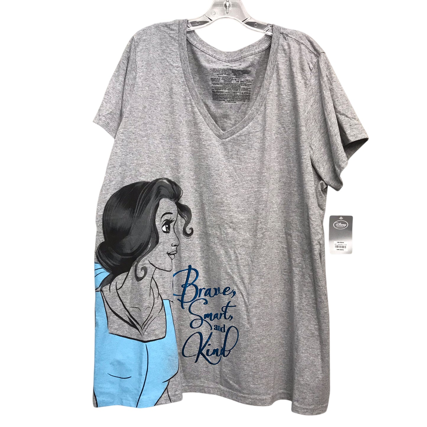 Top Ss By Disney Store In Grey, Size:4X