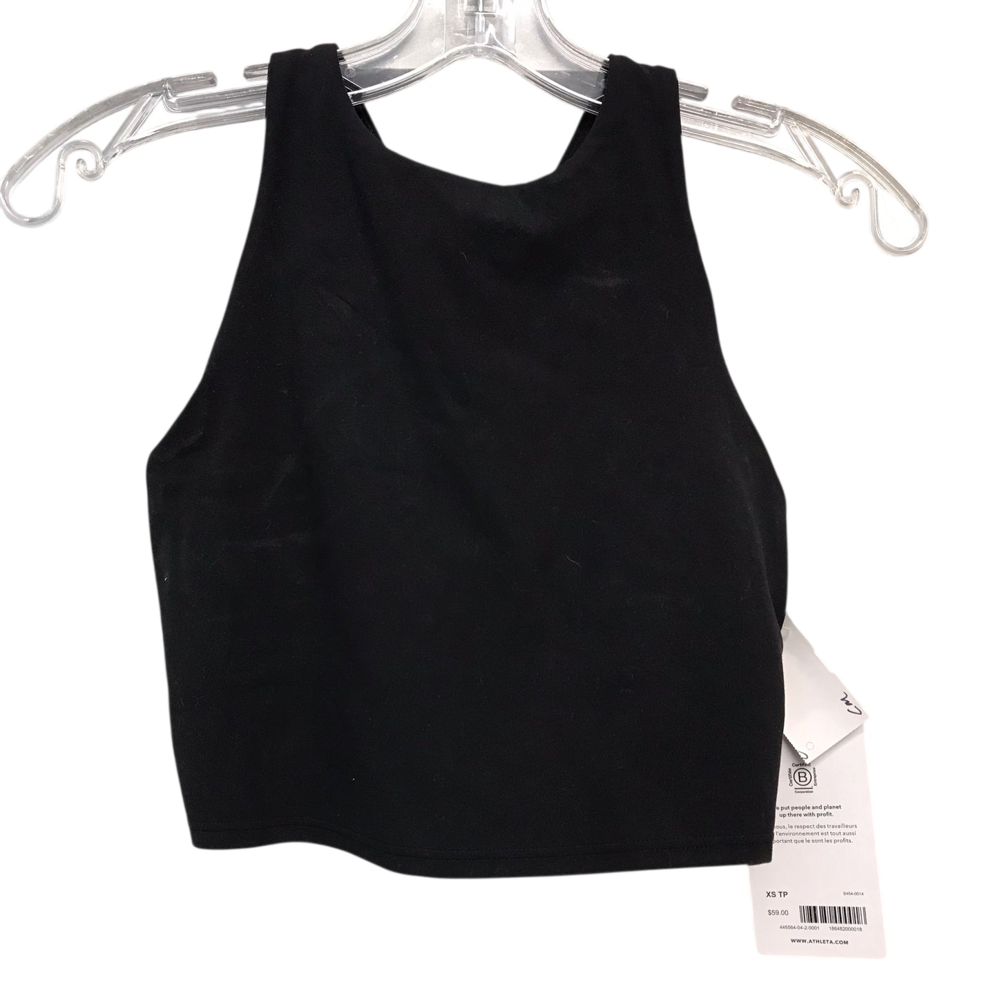 Athletic Tank Top By Athleta In Black, Size:Xs