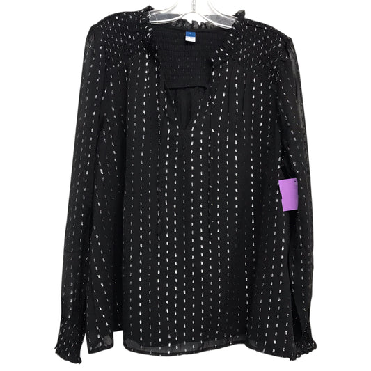Top Ls By Old Navy In Black, Size:L