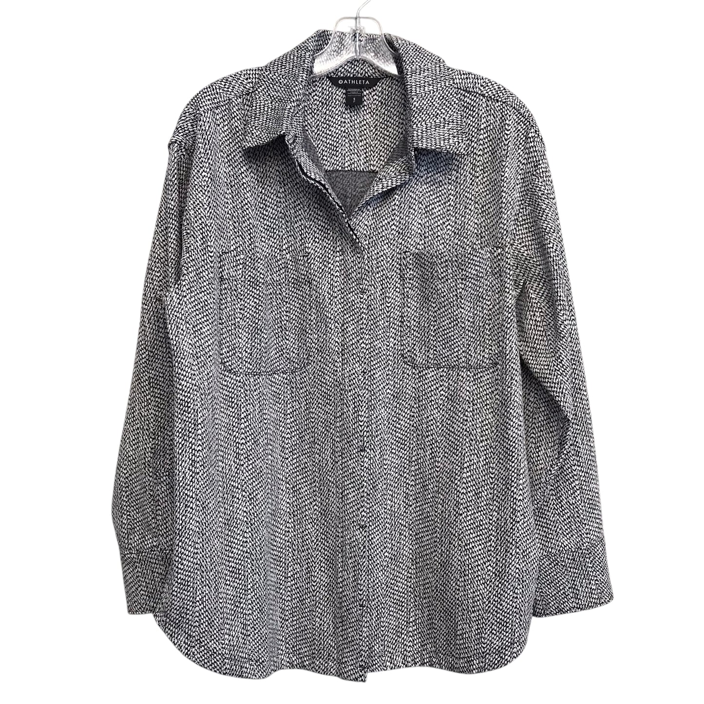 Top Ls By Athleta In Black & White, Size:S