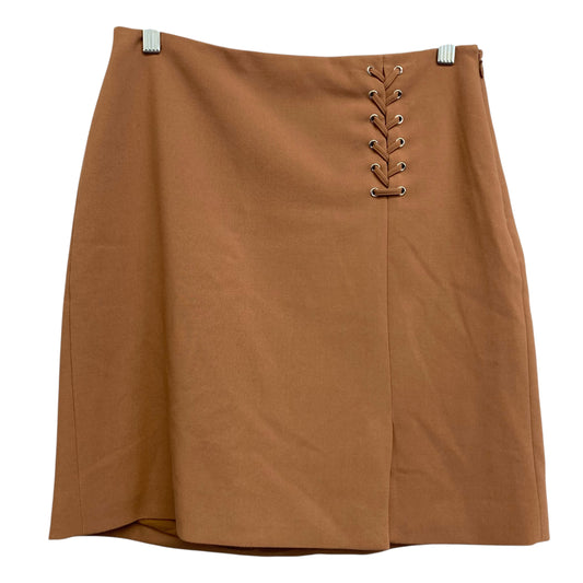 Skirt Mini & Short By White House Black Market In Brown, Size:6