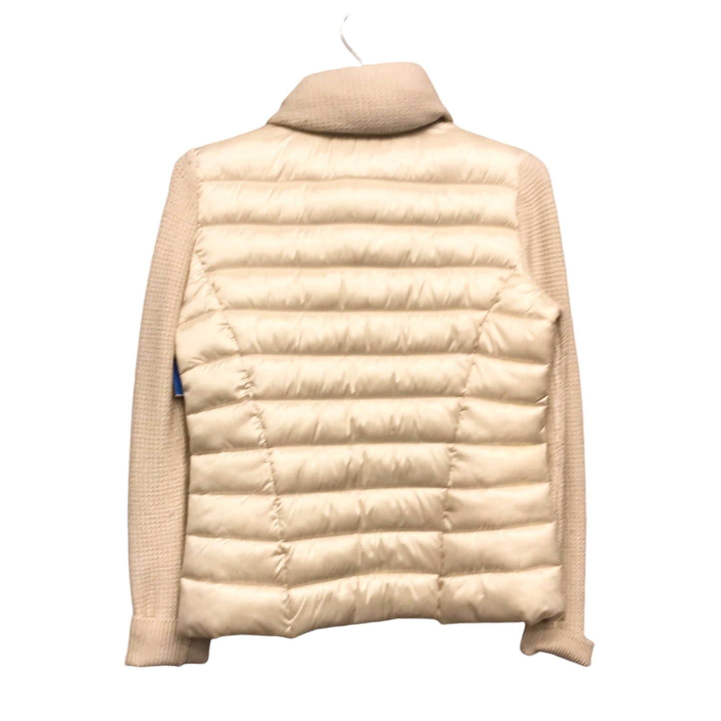 Jacket Puffer & Quilted By Calvin Klein In Cream, Size:Xs