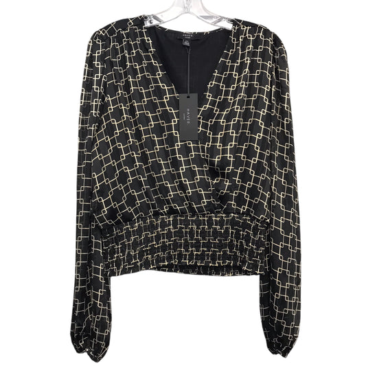 Top Ls By Haver London In Black & Cream, Size:M