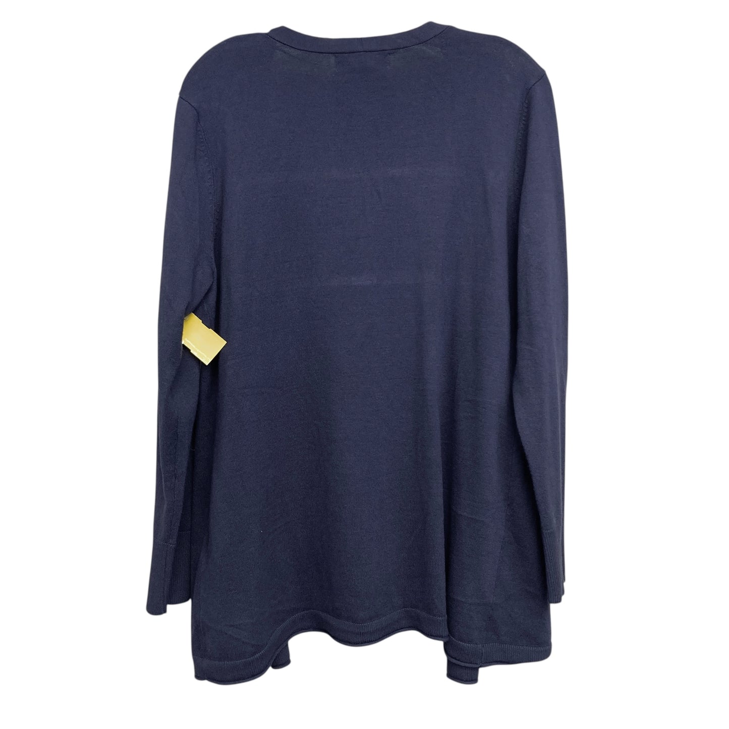 Cardigan By Karen Scott In Navy, Size:L