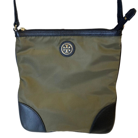 Handbag Designer By Tory Burch In Green, Size:Medium