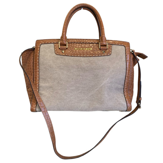 Handbag Designer By Michael Kors In Tan, Size:Large