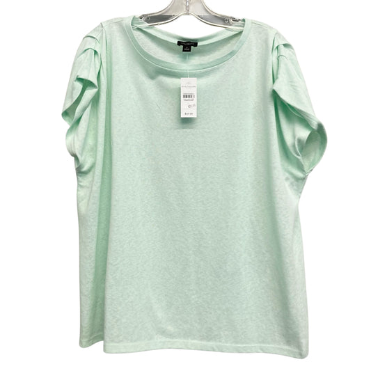 Top Sleeveless By Ann Taylor In Green, Size:Xl