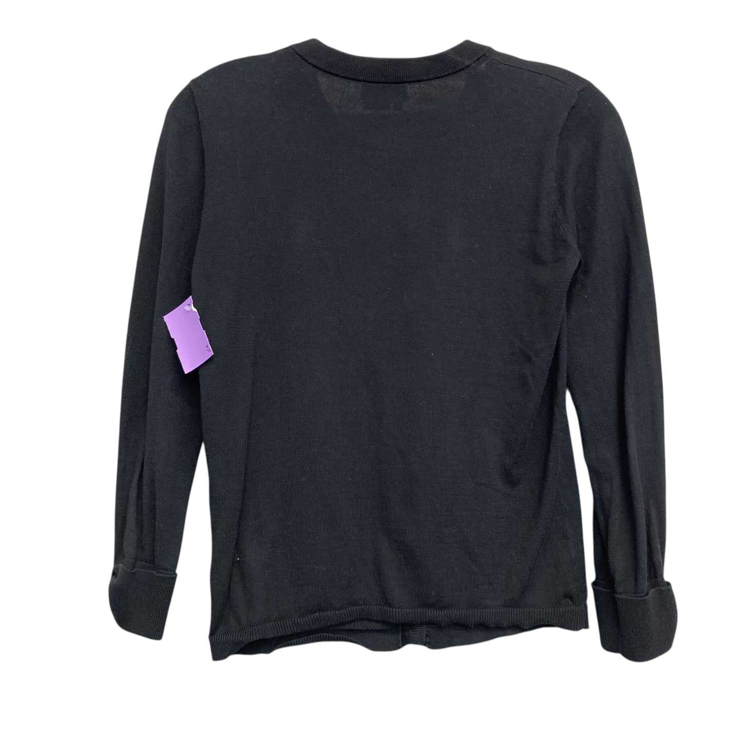 Sweater Cardigan Designer By Kate Spade In Black, Size:Xs
