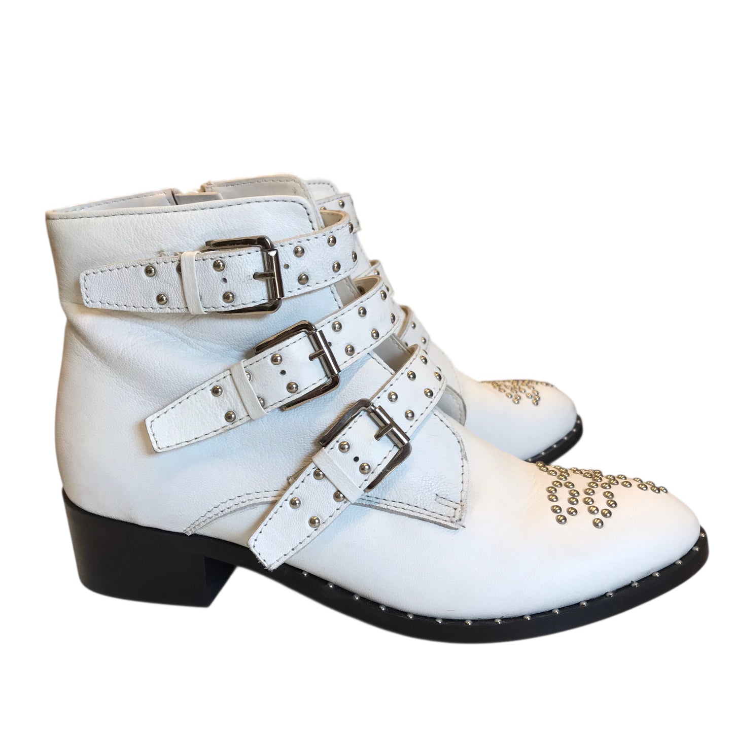 Boots Western By Nasty Gal In White, Size:8.5